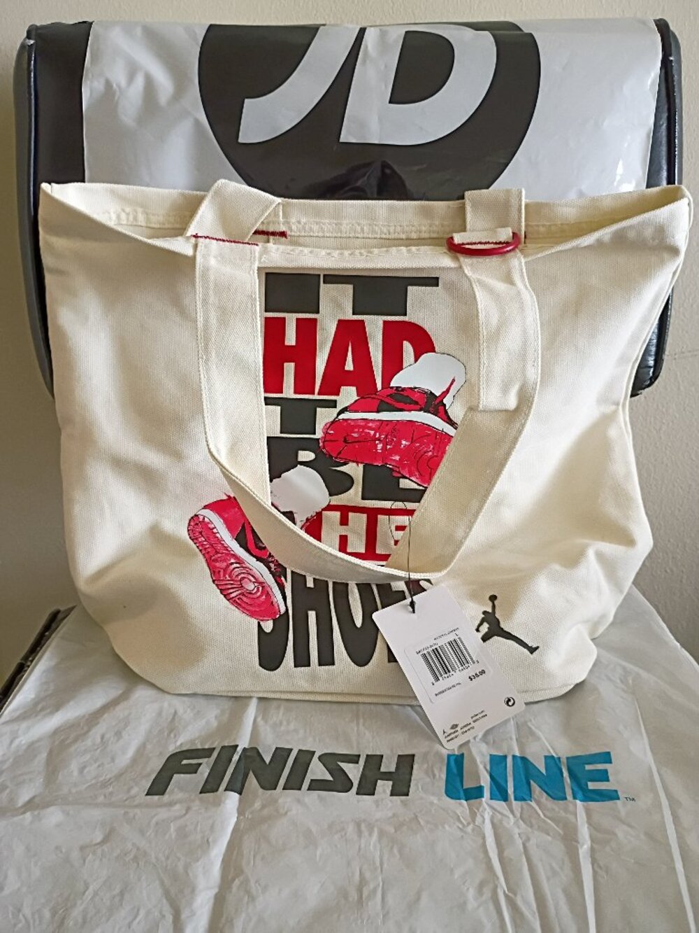 Jordan "It Had to be the Shoes" Tote Bag (4 of 4)